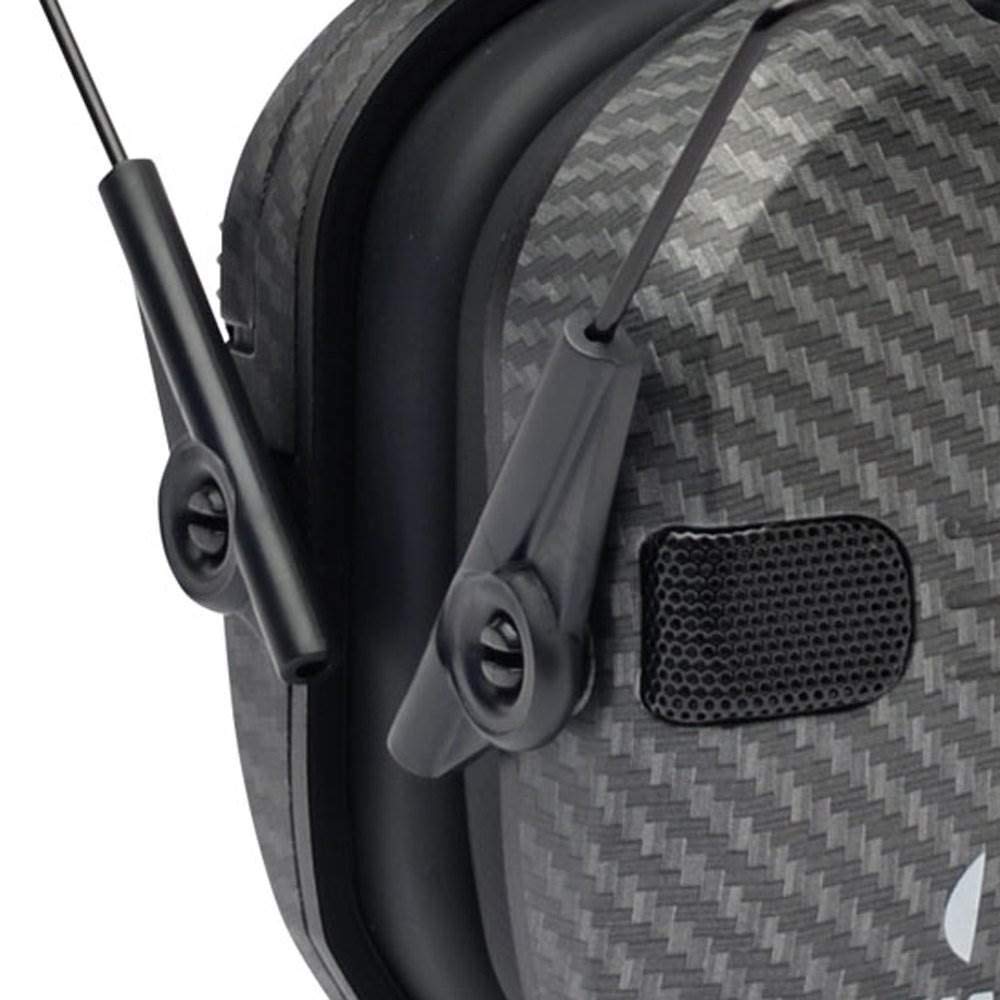 Game Ear Razor Slim Electronic Muff Hearing Protection, Carbon, One Size