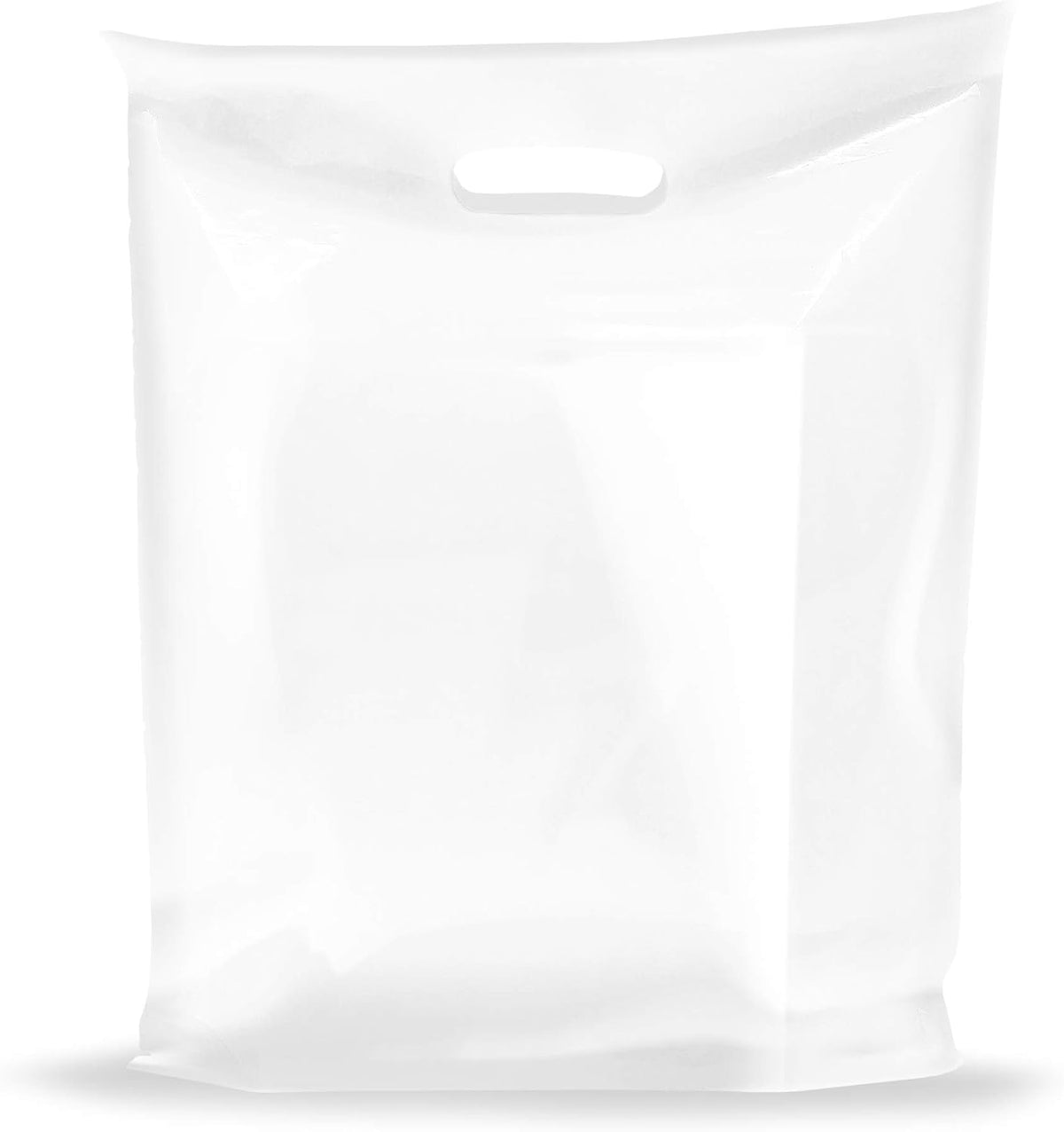 20x24 Clear Plastic Bags, Extra Large, Glossy Finish, 2 Mil Thick, 100 Pack
