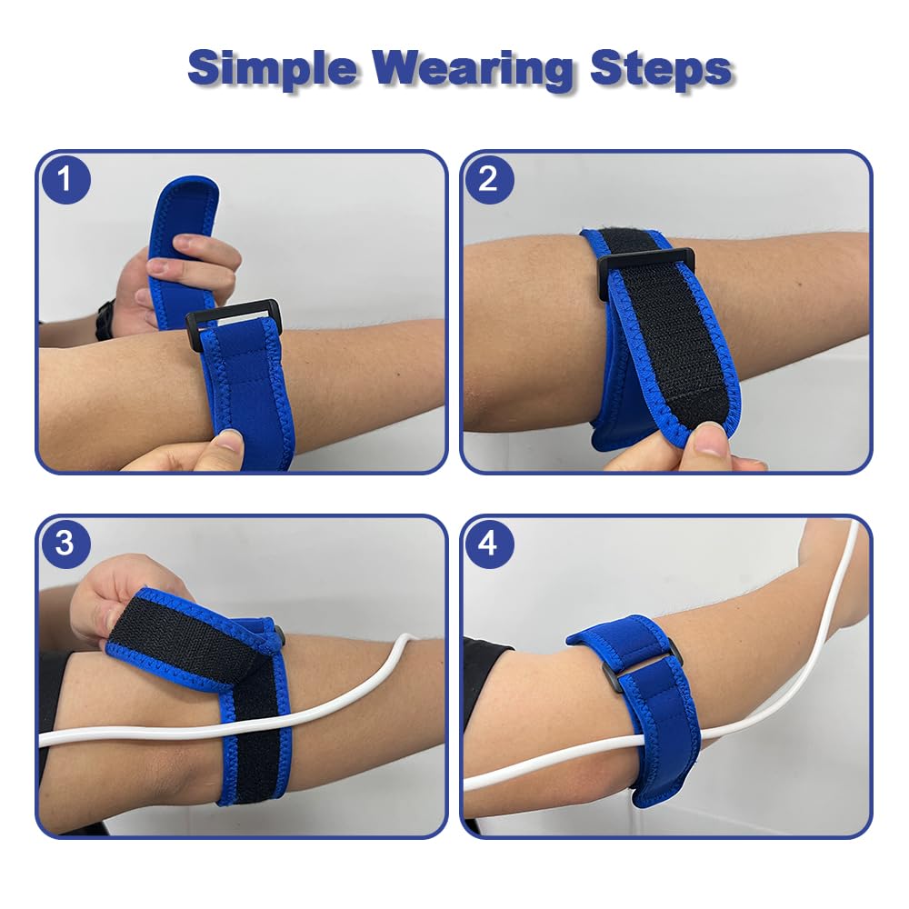 Ultrasound Probe Cable Brace Fits Arms Between 9" and 16" Circumference, 1 Pcs