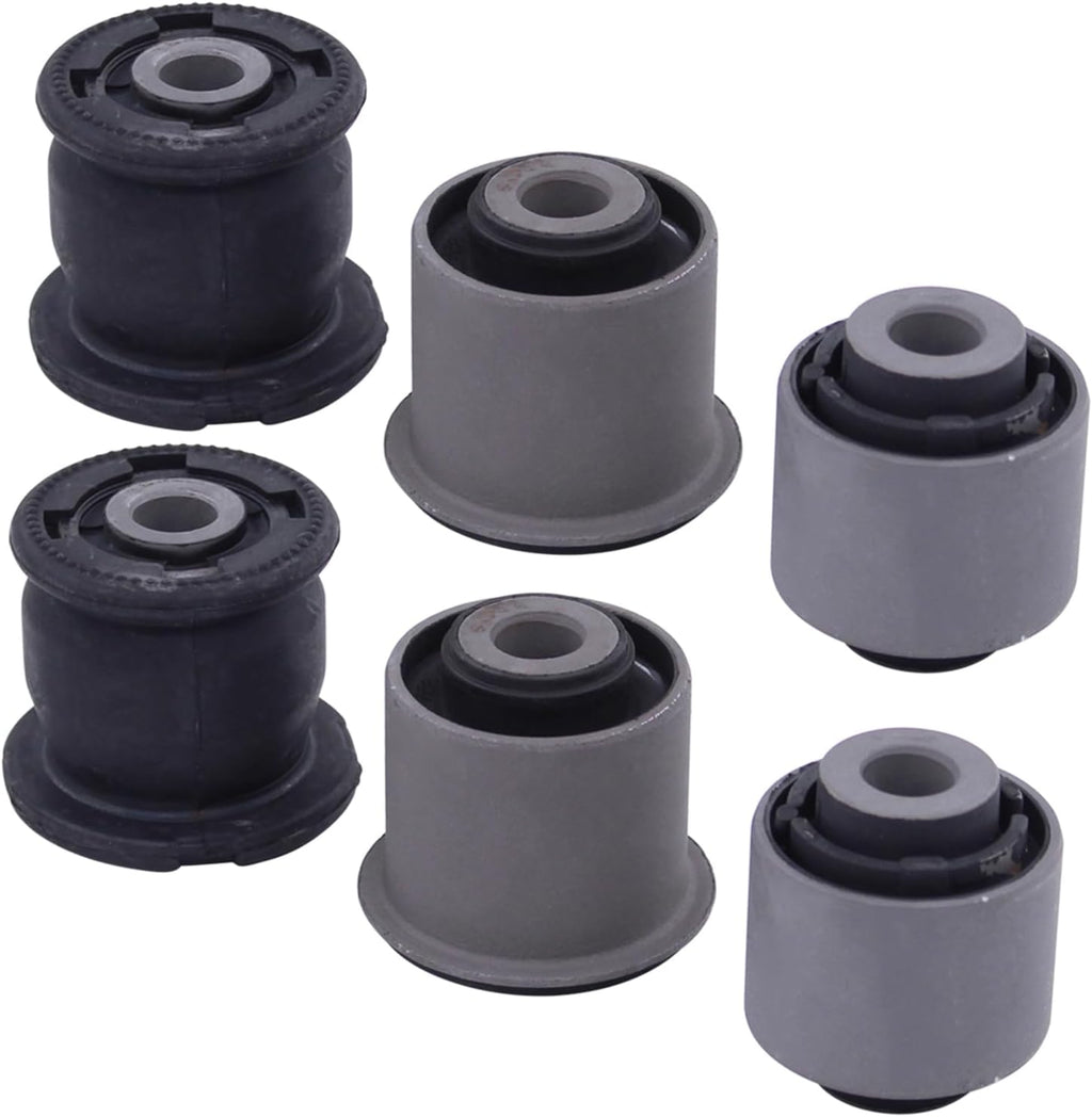 6Pcs Rear Lower Control Arm Knuckle Bushing Kit for Honda