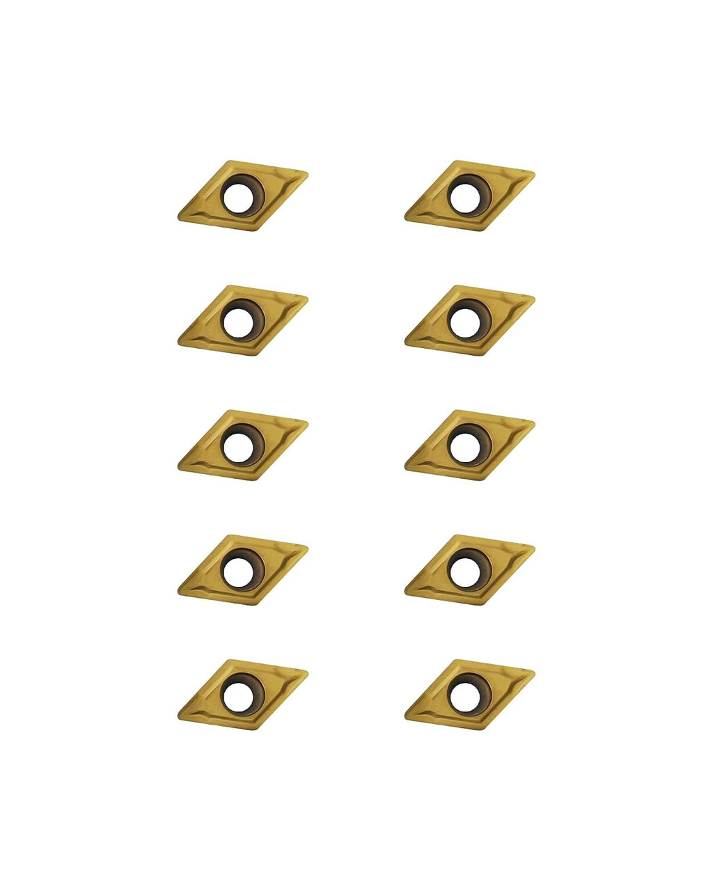 10Pcs DCMT070204 DCMT21.51 Carbide Turning Inserts