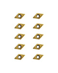 10Pcs DCMT070204 DCMT21.51 Carbide Turning Inserts