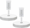 2 Pack - 110mm One Gallon Fermentation Lid, Gasket & 3-piece Airlock - Airtight Lid Turns Gallon Jar Into A Fermenter
