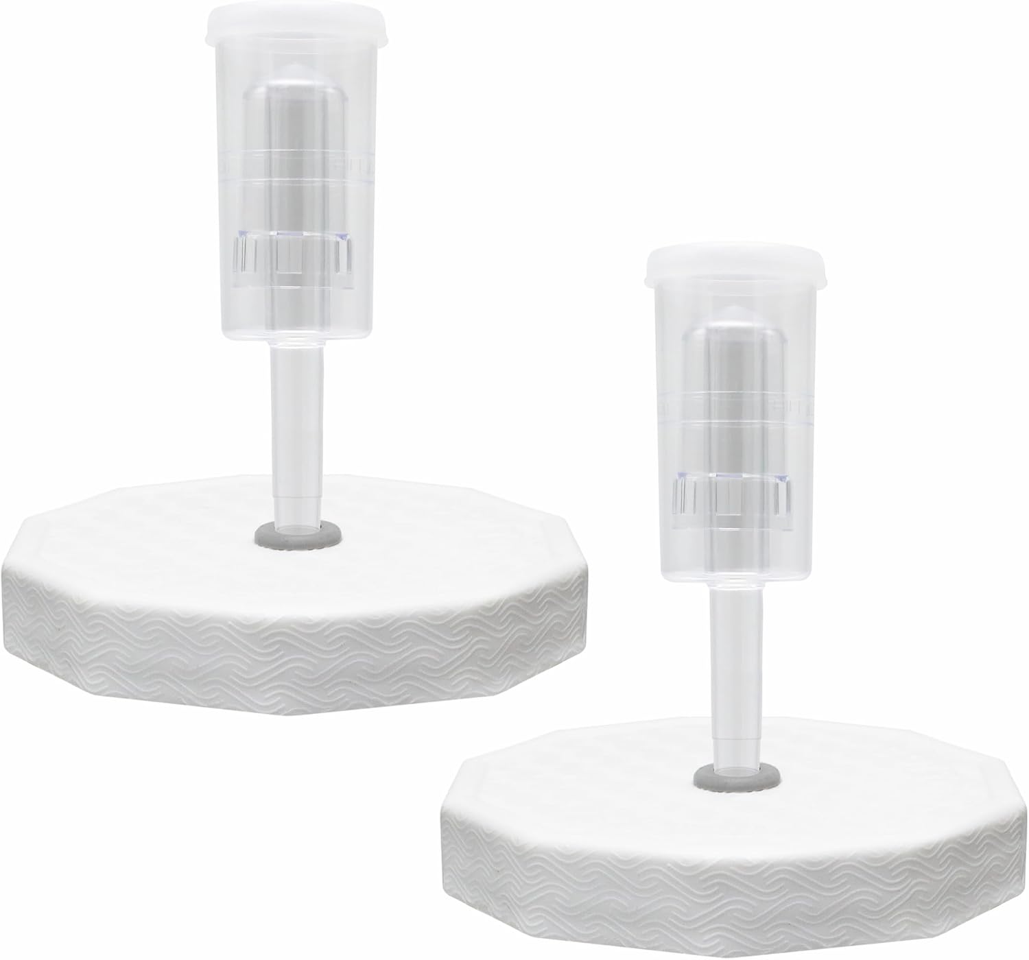 2 Pack - 110mm One Gallon Fermentation Lid, Gasket & 3-piece Airlock - Airtight Lid Turns Gallon Jar Into A Fermenter