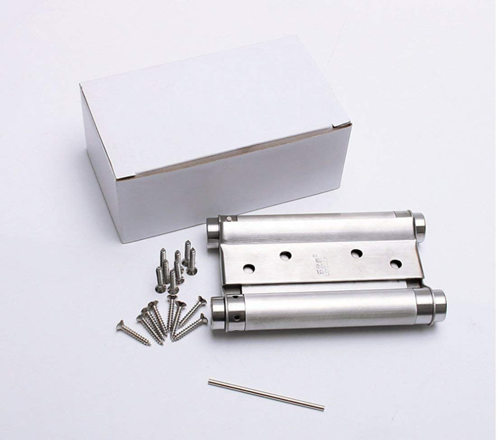 5 Inch 304 Stainless Steel Double Action Spring Hinges, 1 Pair