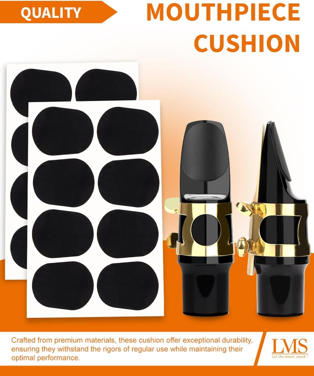Alto Saxophone Mouthpiece Reeds Kit with EVA Storage Case for Beginners | Alto Sax Mouth Piece Literature Reeds Set