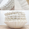Small Coffee Filters, Basket Coffee Filter Paper Replacement Accessory for Home Office (100 Sheet)