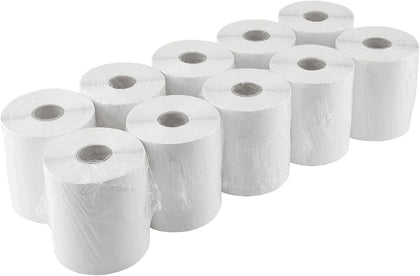 2500 PCS 4"x 6" Thermal Shipping Labels, White Perforated & Strong Adhesive Direct Thermal Labels (250 Labels/Roll)