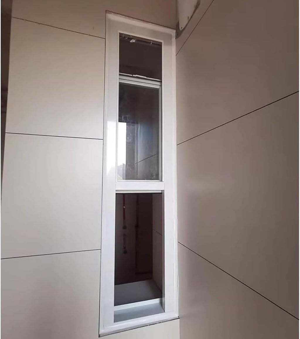 Double Hung Narrow Shed Window - Home Replacement for Basement/Garage/Loft, 18x21 in (45x53 cm), Durable & Stylish