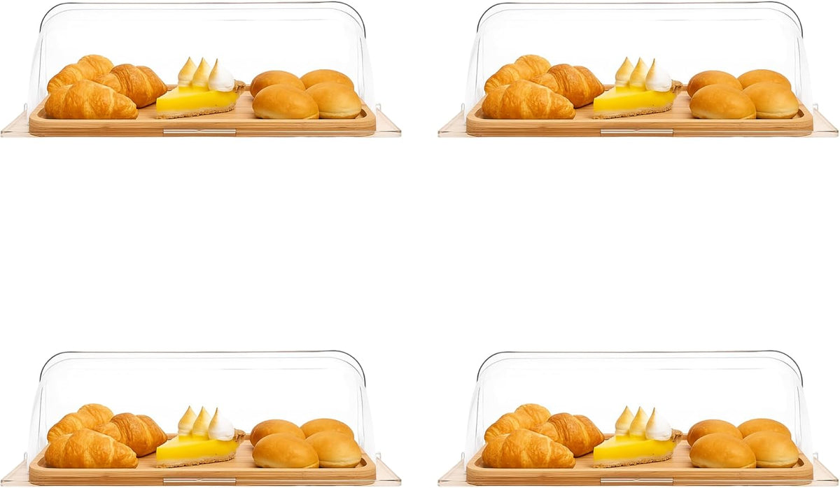 Clear Chafing Dish Covers Full Size Cover Lid, Roll Top Display Chafing Dish Wind Guard for Cupcake Dessert Cake