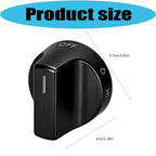Installation Metal Stove Knob for WFG550S0LB4, 2pcs