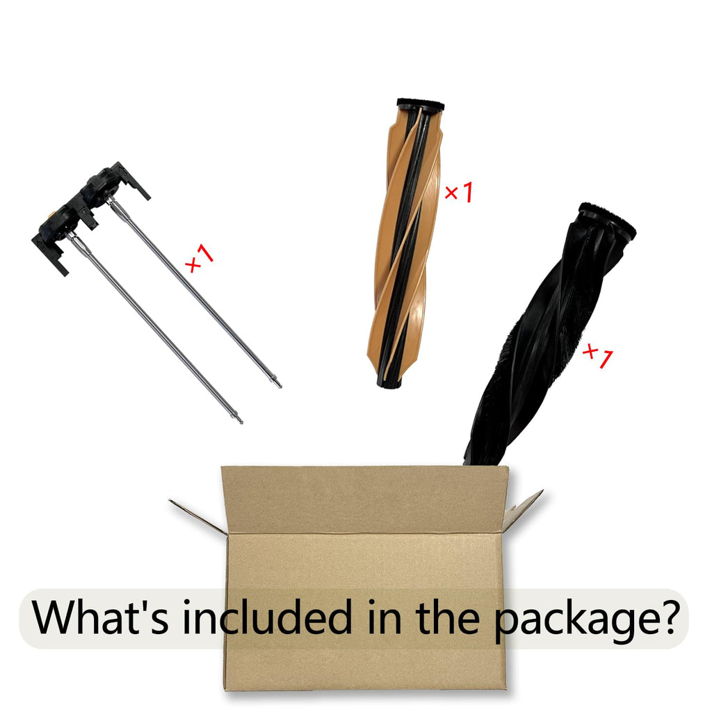 Main Brush & Bracket Set Compatible with Dreame X50 Ultra Robot Vacuum