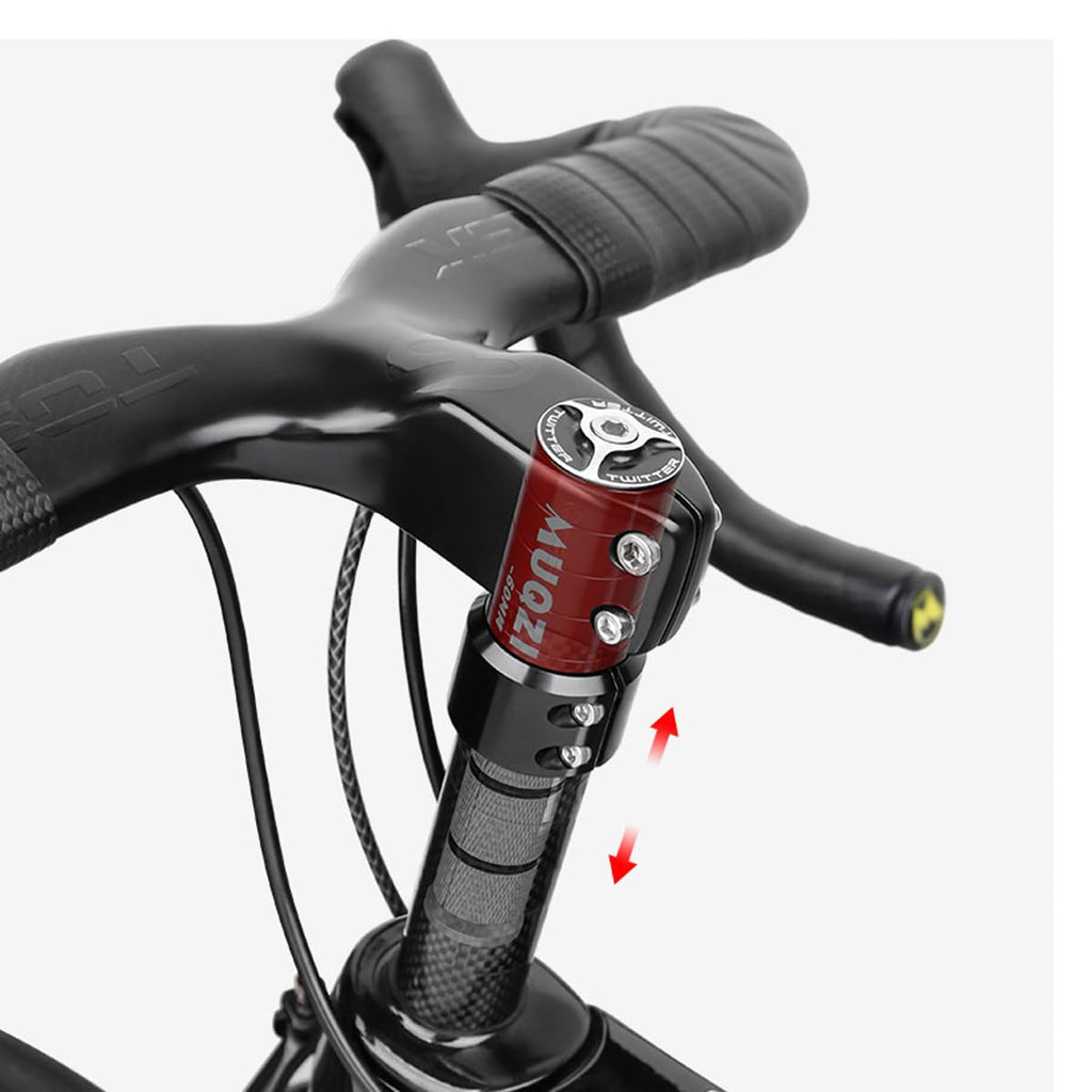bicycle handlebar riser, bicycle height adapter bicycle stem riser extension extender bicycle riser adapter for