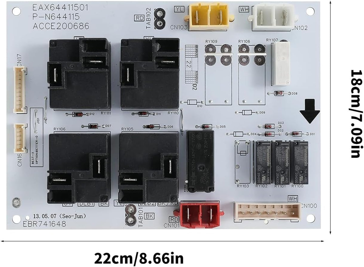Control Board for Certain Models EBR74164810 and Several Matching Part Numbers Safe Oven Control Board Install