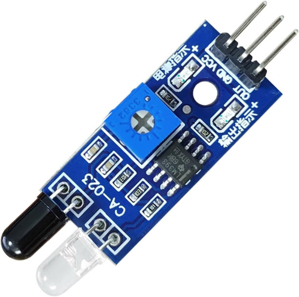 10Pcs IR 3 Wire Flame Detection Sensors Module IR Flame Detector Obstacle Avoidance Robotics Obstacle Avoidance