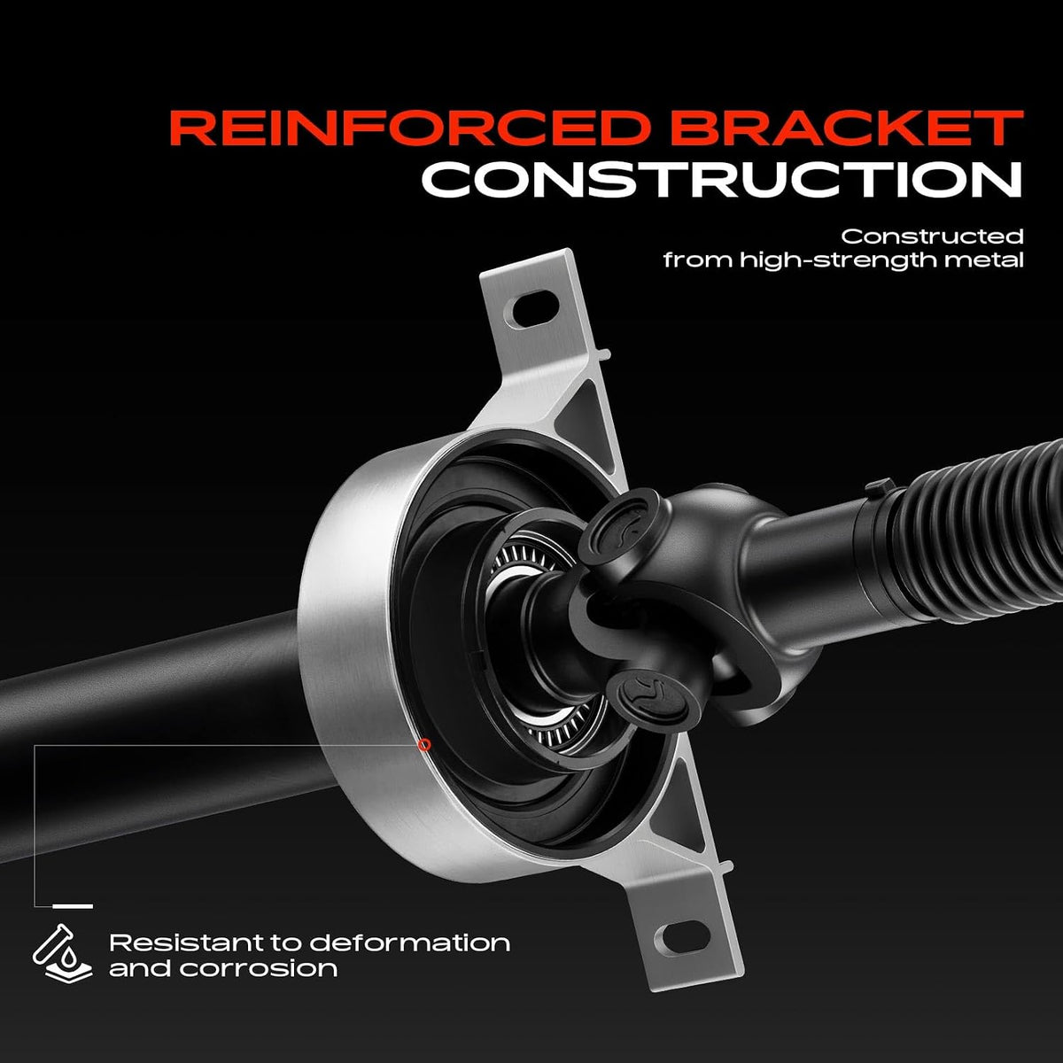 A-Premium Drive Shaft Center Support Bearing Compatible with Ford