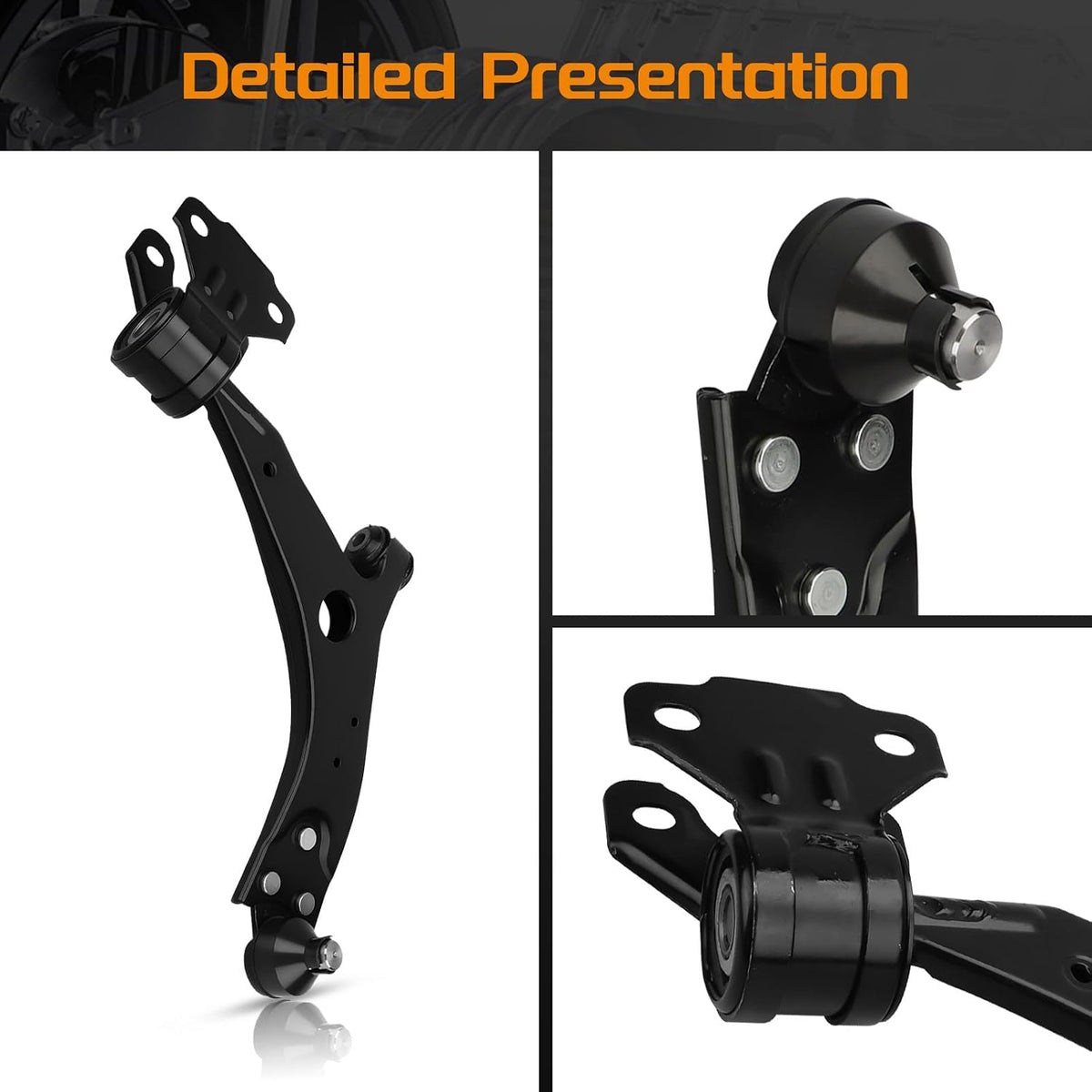Front Lower Control Arm & Pre-Assembled Ball Joint Compatible with Ford Escape 2013-2018