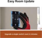 Legrand LS Series 450W LED Dimmer Light Switch Single Pole Black 1 Pack