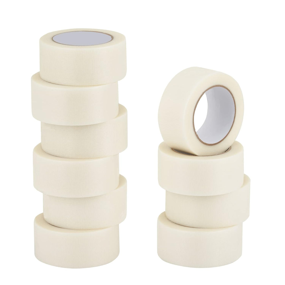 10 Rolls Clear Duct Tapes Heavy Duty, 2 inches x 25 Yards