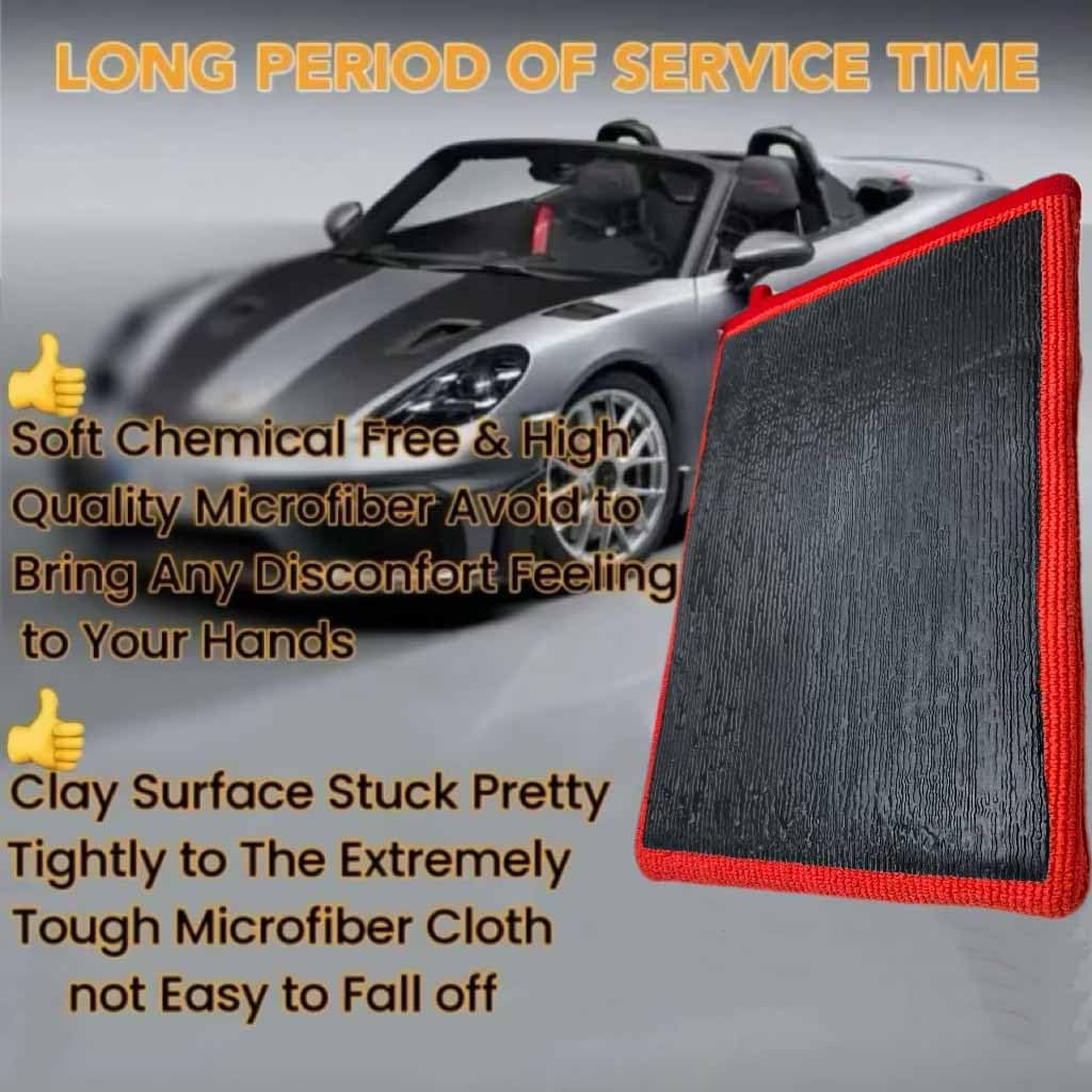 1 Pcs Clay Mitt for Car Detailing - Fine Grade Clay Bar Mitts,Synthetic Clays Mit to Remove Paint Overspray, Water