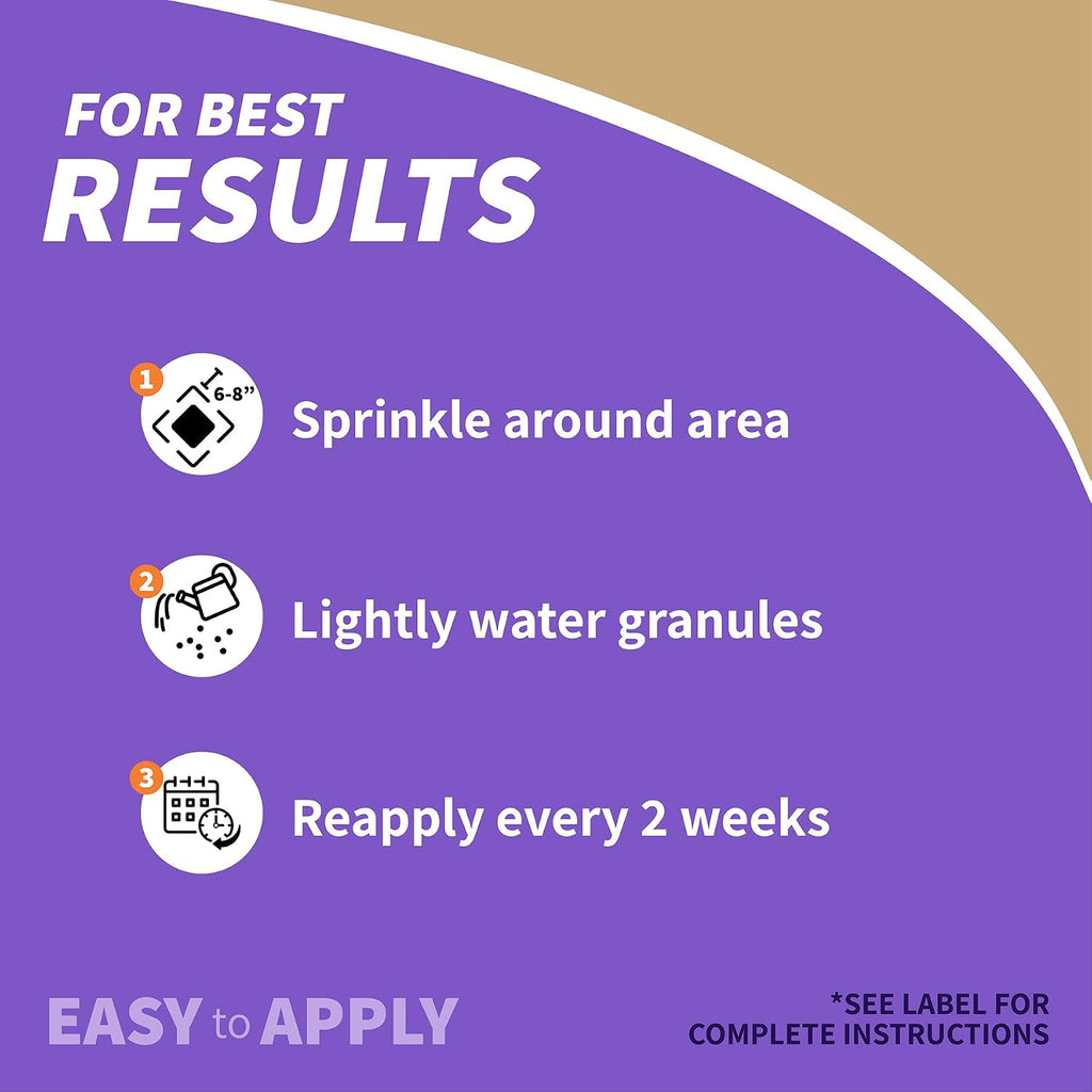 Repels-All Animal Repellent Granules, 6 lbs. | Ready-to-Use Deer & Rabbit Repellent, Deter Pests from Lawn & Garden