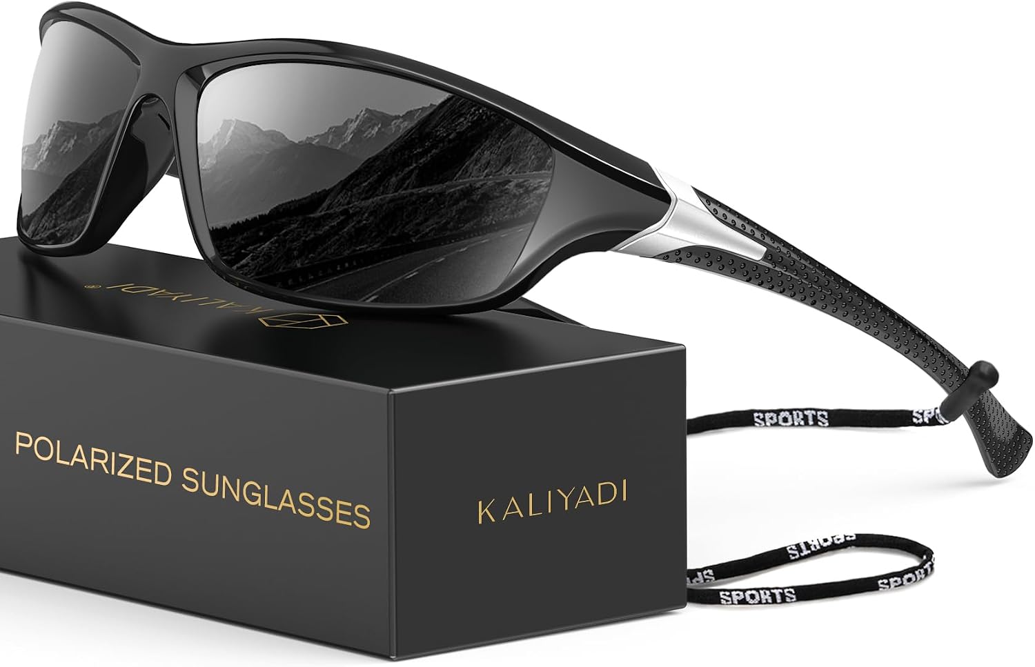 Sports Sunglasses for Men, Polarized Sunglasses Men with UV Protection for Running Cycling Fishing