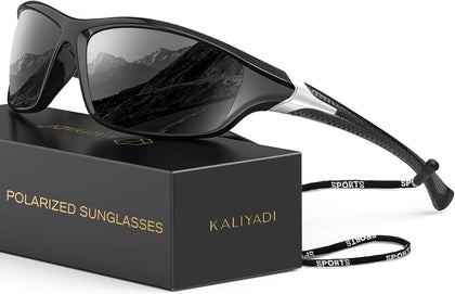 Sports Sunglasses for Men, Polarized Sunglasses Men with UV Protection for Running Cycling Fishing