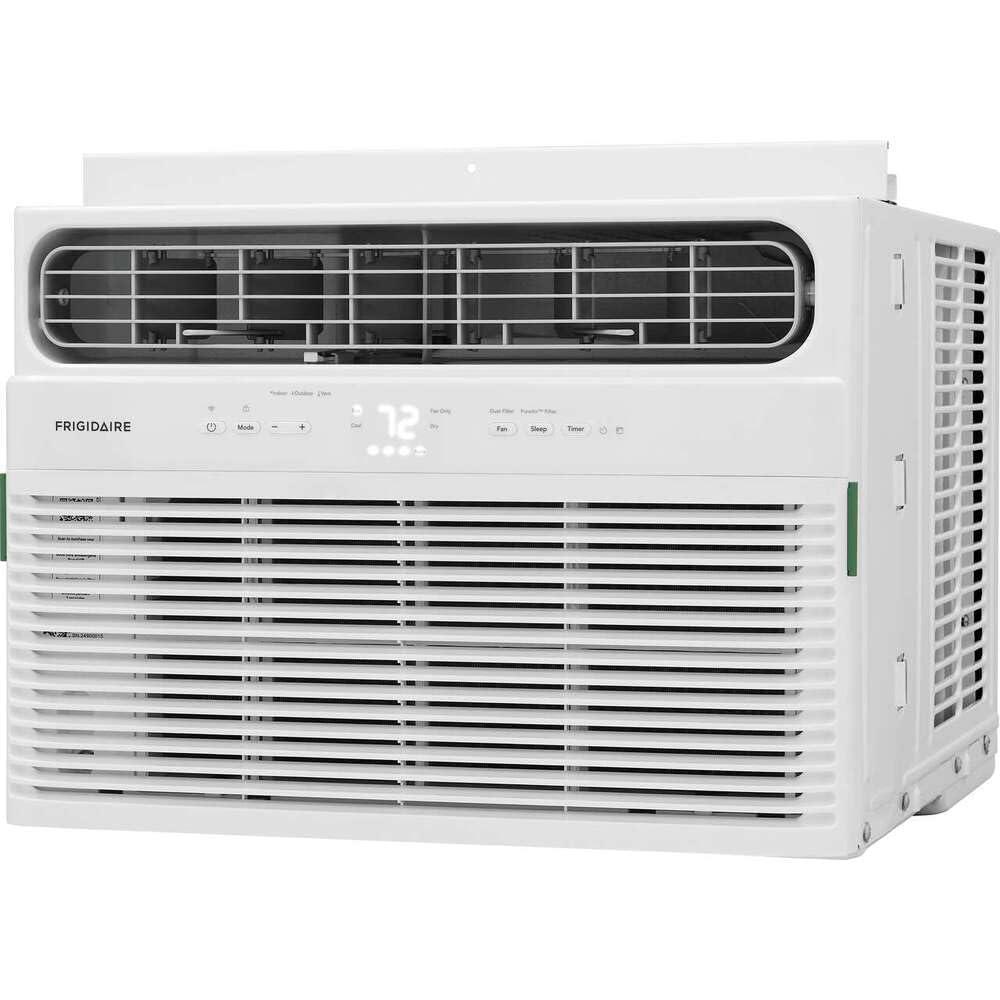 14,000 BTU Smart Window Air Conditioner with Wi-Fi, White
