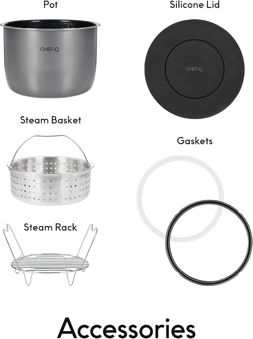 Smart Pressure Cooker with WiFi and Built-in Scale - Easy-to-Use 10-in-1 Multicooker with 500+ Guided Recipes - Rice