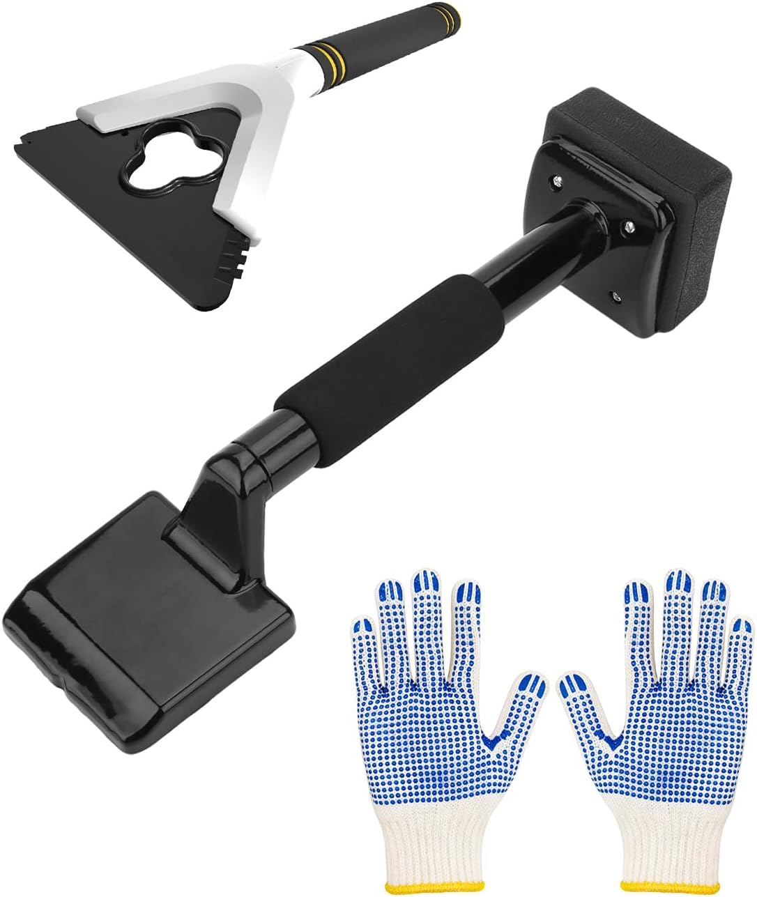 Carpet Knee Kicker Tool Kit with Carpet Tucker, Stretcher Tools for Carpet Stretching and Tucking with Anti-slip