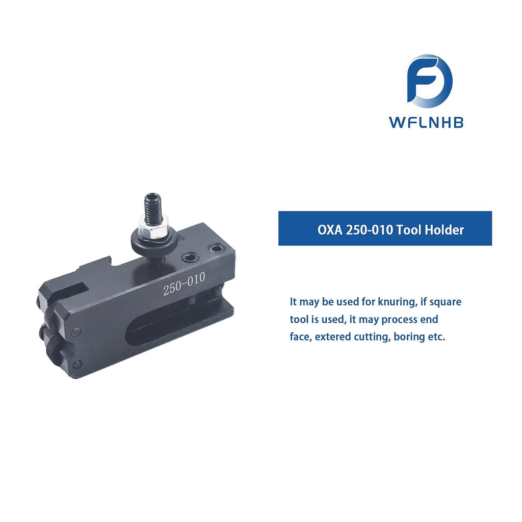WFLNHB 250-010 OXA #10 Quick Change Knurling Turning and Facing Lathe Tool Post Holder