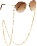 18K Gold Plated Eyeglass Chain Sunglasses Strap Holder Reading Glasses Retainer