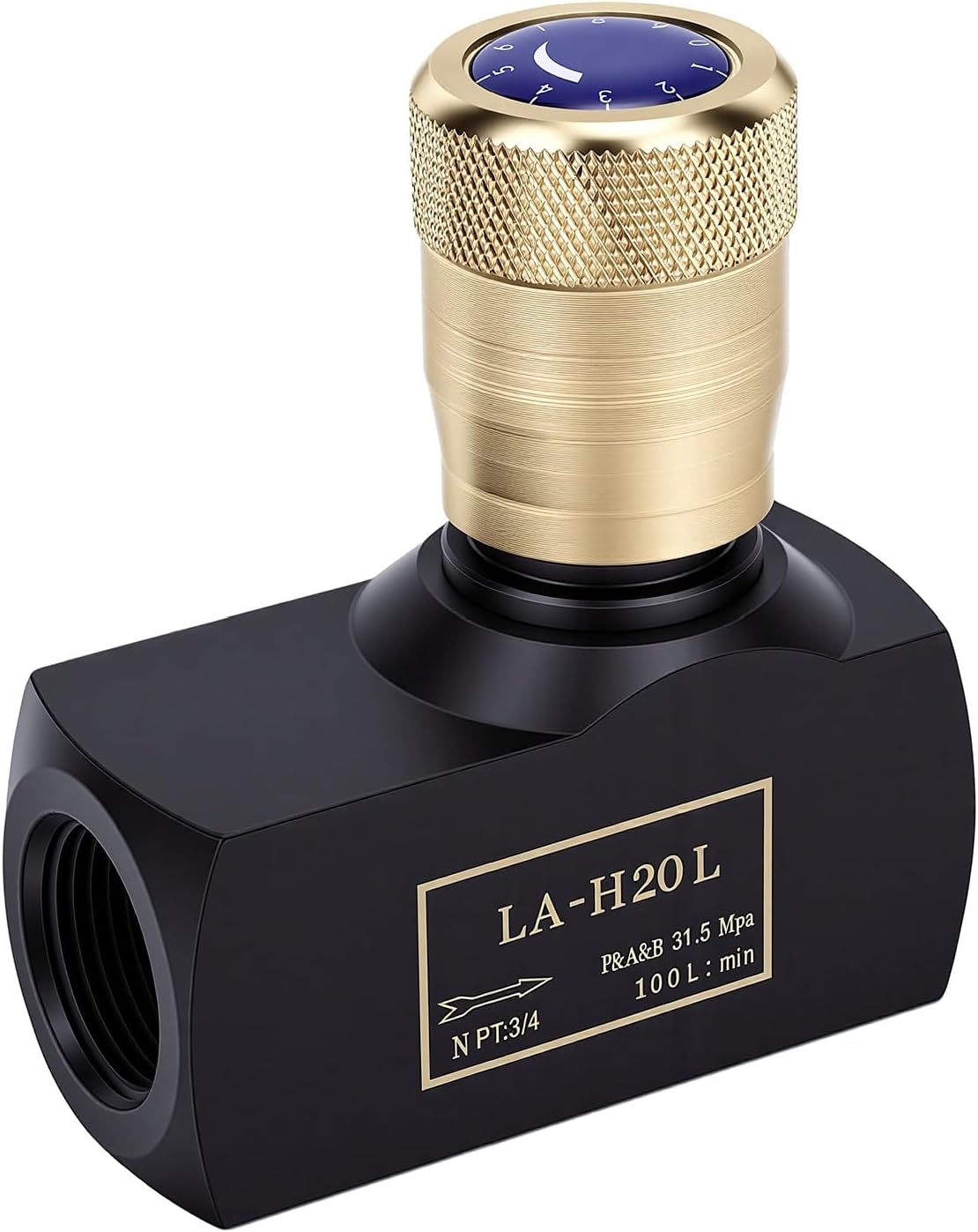 Hydraulic Needle Valve 3/4 Inch NPT Carbon Steel 31.5MPa
