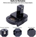 Biswaye DM18RL Battery Adapter Compatible with Ryobi 18V One+ Tools