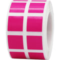 Hot Pink 1/2" Inch Square Adhesive Labels 1,000 Color Coding Dot Stickers for Efficient Inventory Management