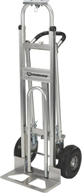 3-in-1 Aluminum Hand Truck and Platform Cart, 550-Lb. Upright | 770-lb. platform capacity, 10in. pneumatic wheels