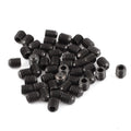 uxcell 50Pcs Black M5 X 6mm Alloy Steel Hex Socket Set Grub Screws Headless Cup Point