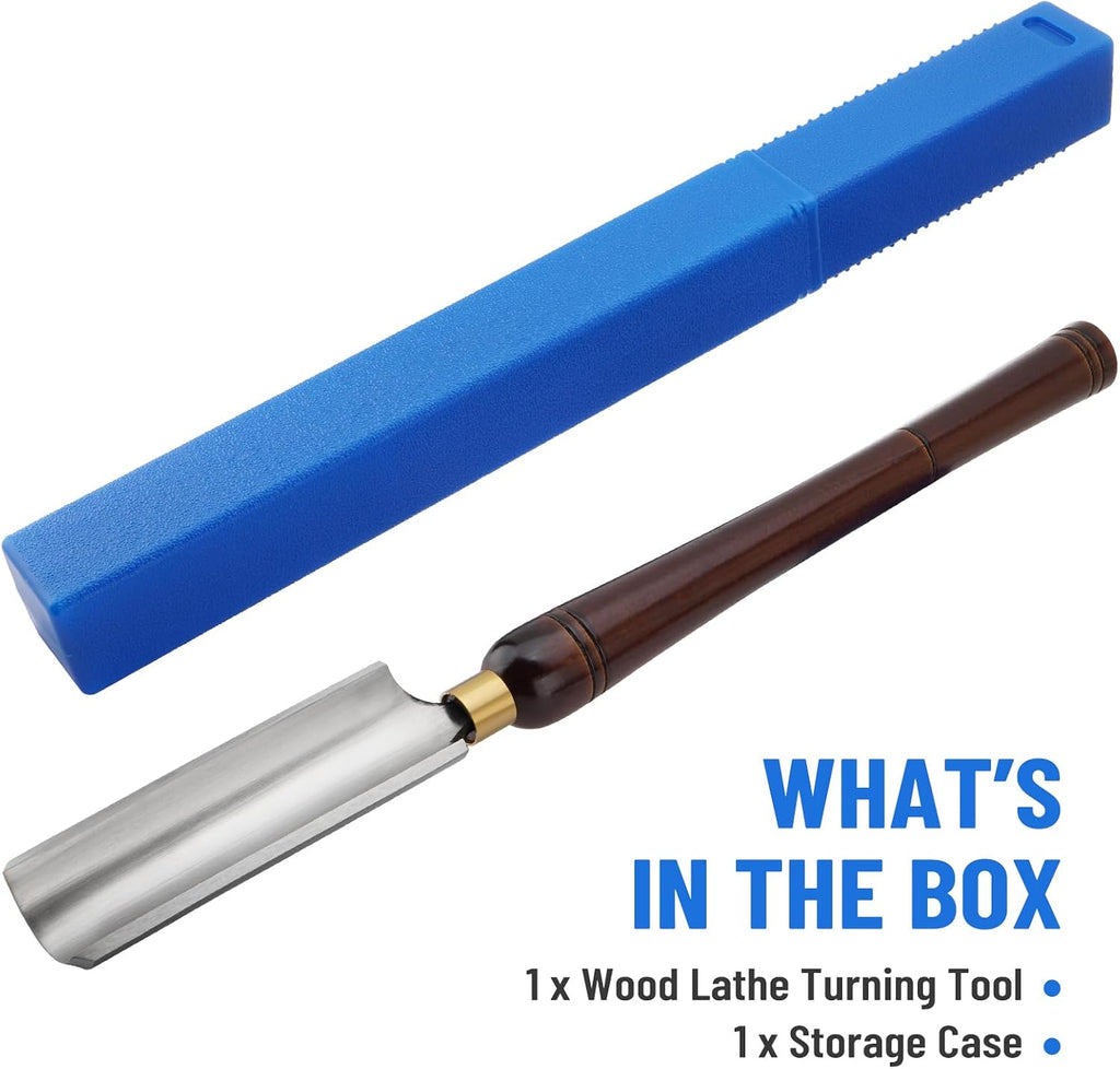 2-inch HSS Spindle Roughing Gouge Lathe Chisel for Rough Turning & Shaping | Wood Lathe Turning Tools For Woodturning