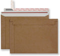 Rigid Mailers 30 Pack 9.5 x 12.5 inches Brown Self Seal Stay Flat Bulk Cardboard Kraft No Bend Mailers Peel and Seal