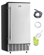 Undercounter Built-in Ice Maker, 80 Lbs/Day Under Counter Machine