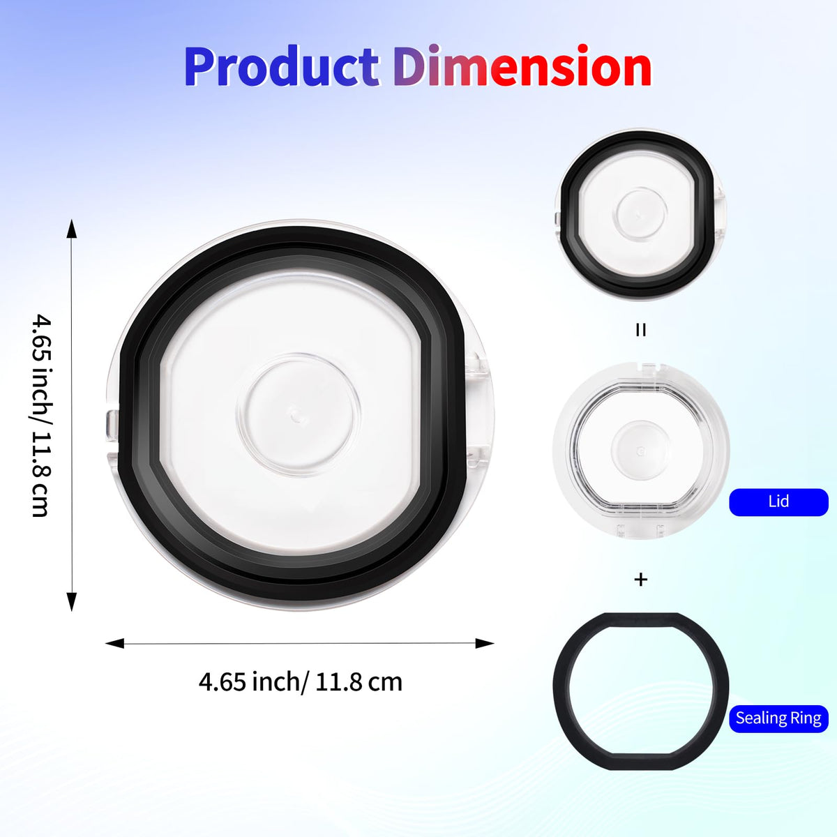 keluke Dust Bin Lid Replacement Compatible with Dyson V7 V8