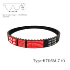 EASYLING Power 710-5M-15 Endless Loop Rubber 5M Synchronous Belt