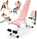 Adjustable Weight Bench, Foldable Workout Bench for Home Gym | Fast Folding & 7-Position Incline/Decline, Heavy Duty