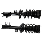 TRQ Front Driver and Passenger Side Strut and Spring Assembly Set Loaded