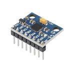 6PCS Pre-Soldered GY-521 MPU-6050 MPU6050 3 Axis Accelerometer Gyroscope Module 6 DOF 6-axis Accelerometer Gyroscope Sensor Module 16 Bit AD Converter Data Output IIC I2C