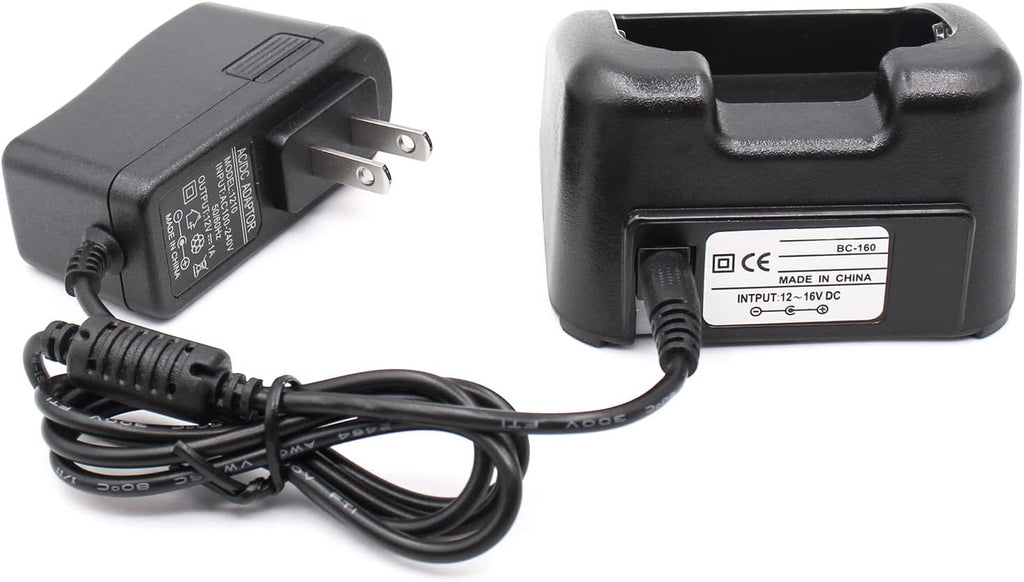 Replace BC-160 BC-179 Charger for ICOM BP-232 BP-232H BP-230 BP-231 BP-232 Radio Battery Compatible for ICOM IC-A14