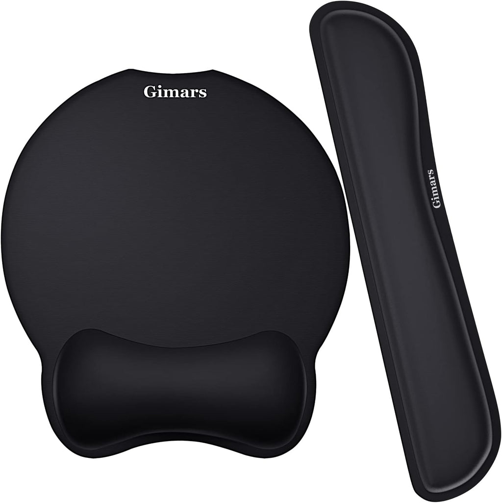 Upgrade Enlarge Superfine Fibre Soft Smooth Gel Ergonomic Mouse Pad Wrist Support and Keyboard Wrist Rest for