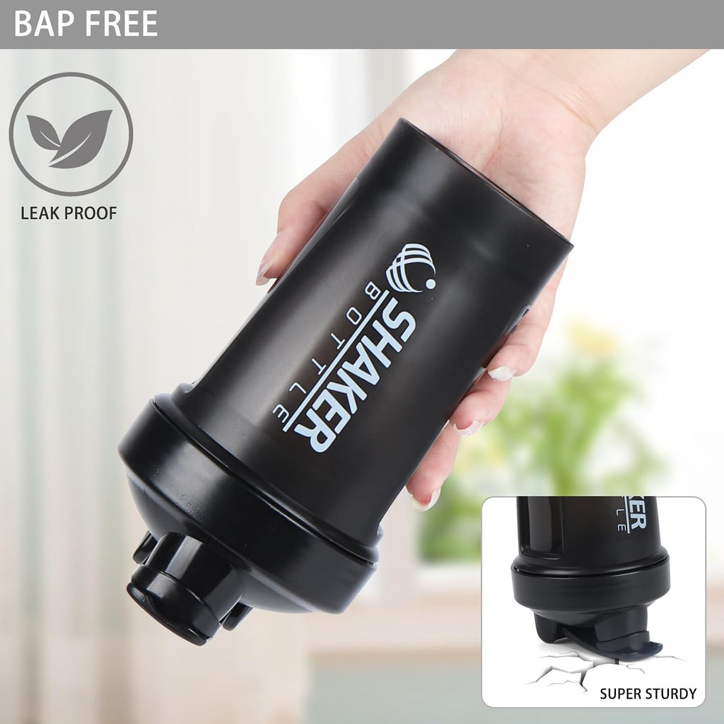 400ml Protein Shaker Bottle,Gym Small Shakes Cup with Mixing Ball | Portable 14oz Small Shaker Bottle,Gym Shaker Cup