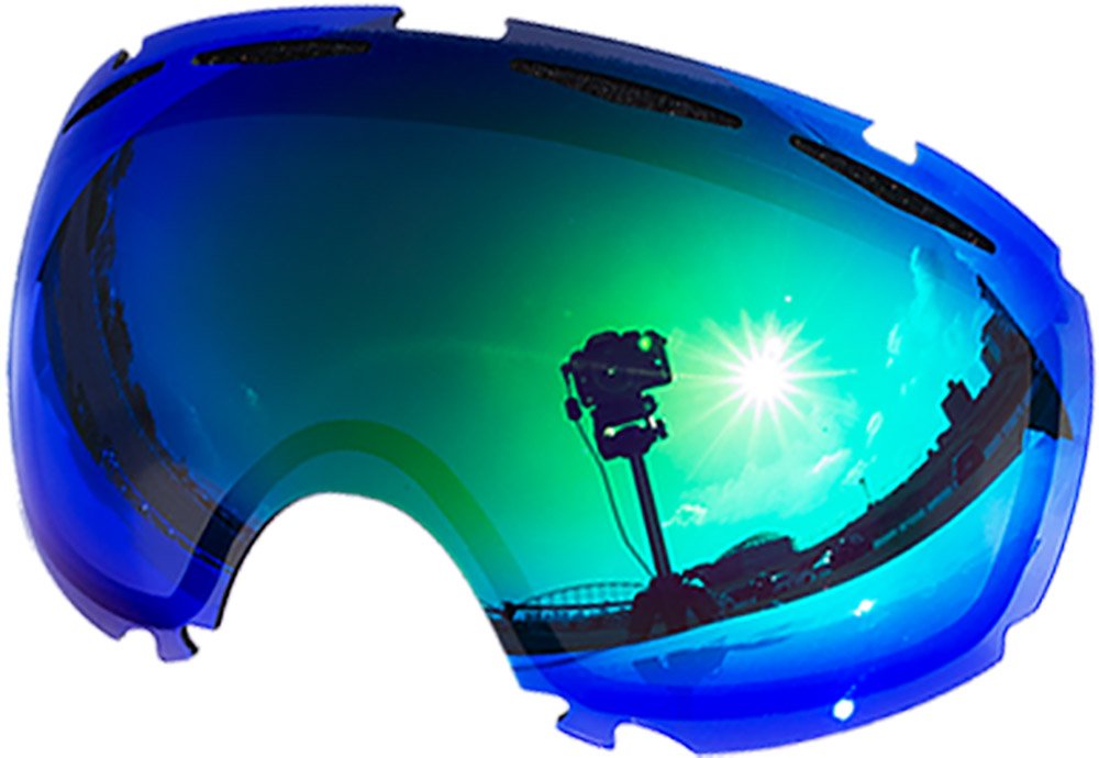 Compatible Replacement Lens for Oakley Canopy Snow Goggles Green Mirror