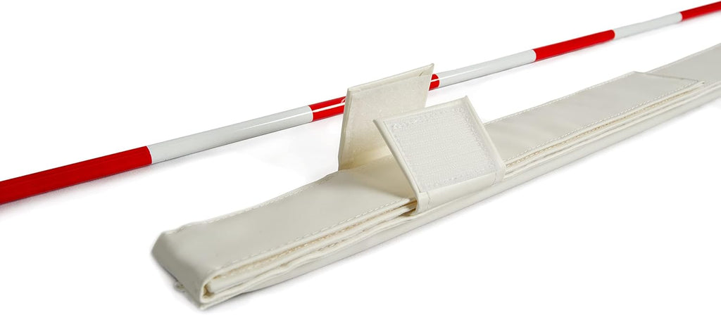 Volleyball Collapsible Net Antennae - 2 Red & White Antennae - Volleyball Referee Equipment - Fits Both 36" & 1 Meter